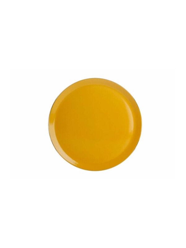 PORLAND Morocco Düz Tabak Sarı Tekli 32cm