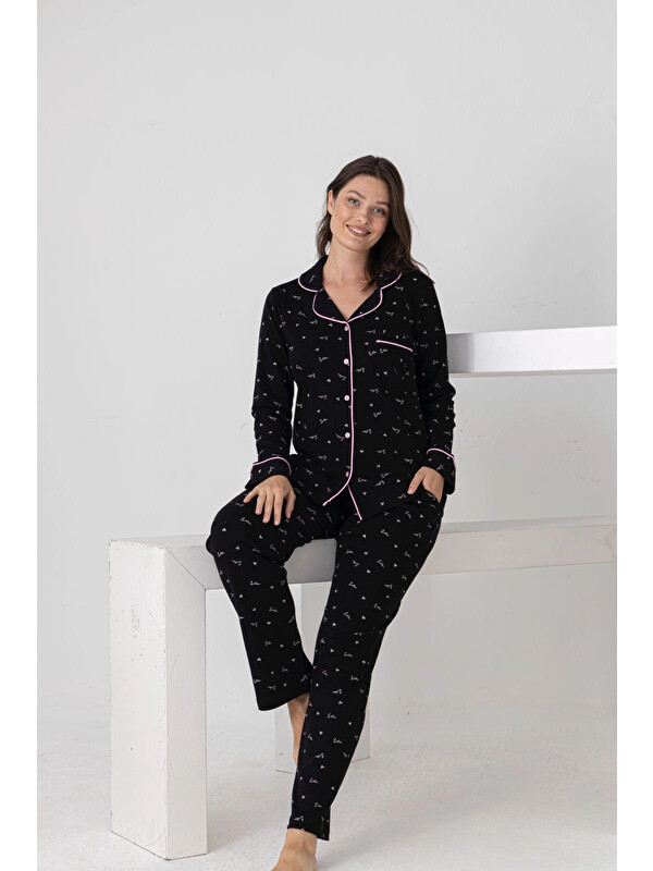 Myhanne Desenli Kadın Pijama Takımı 2200