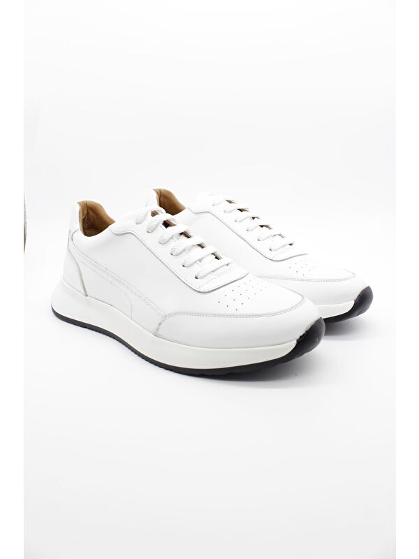 %100 Deri Bağcıklı Casual Ayakkabı 1033250157 - Görsel 3