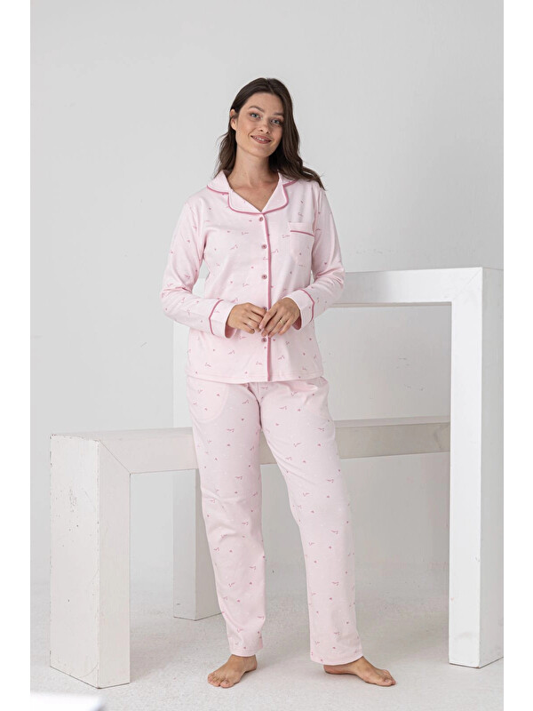 Myhanne Desenli Kadın Pijama Takımı 2200