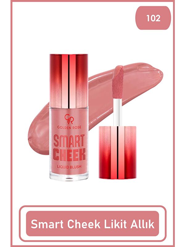 GOLDEN ROSE Smart Cheek Liquid Blusher 102 Likit Allık 6 ml