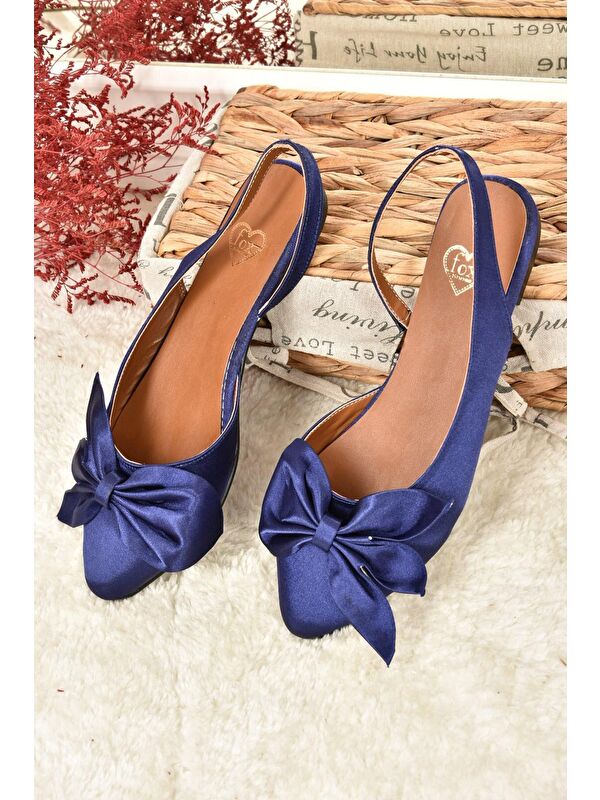 Fox Shoes Siyah Fox Shoes Babet H726809004 Kadın