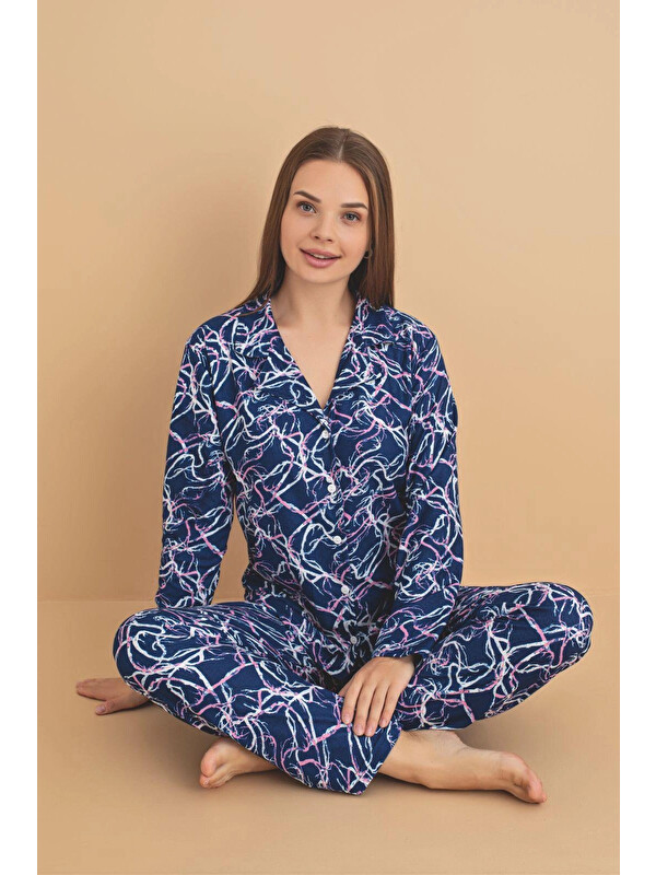 Myhanne Desenli Kadın Pijama Takımı 4000