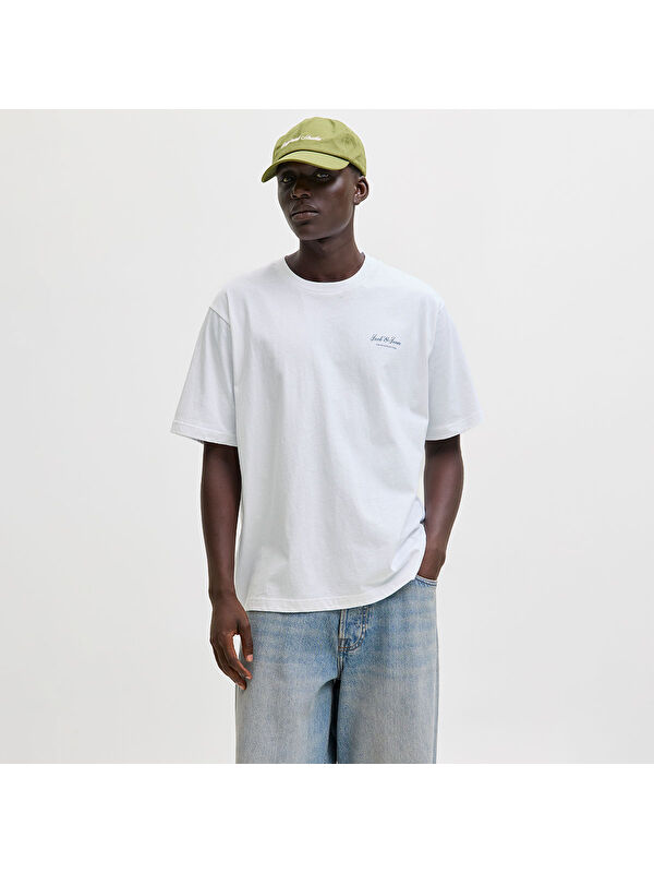 Jack & Jones Archive Graphic Erkek Beyaz Tişört