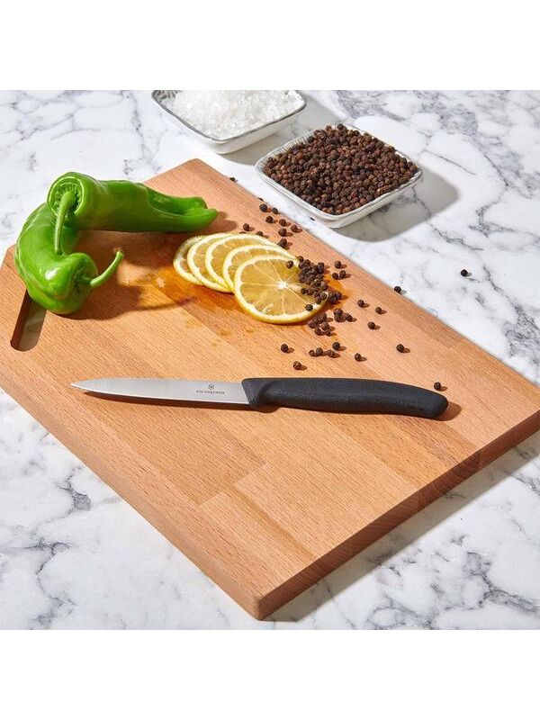 Victorinox 6.7703 Soyma Bıçağı - Siyah - 10 cm