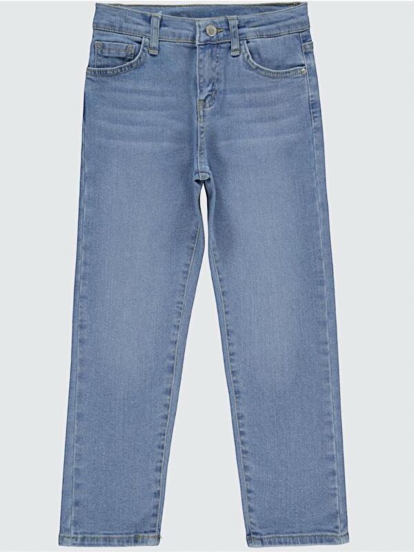A.S.L GOLF CLUB Erkek Çocuk Loose Fit Düz Paça Basic Düz Jean Pantolon