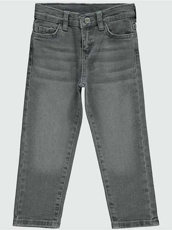 A.S.L GOLF CLUB Erkek Çocuk Loose Fit Düz Paça Basic Düz Jean Pantolon