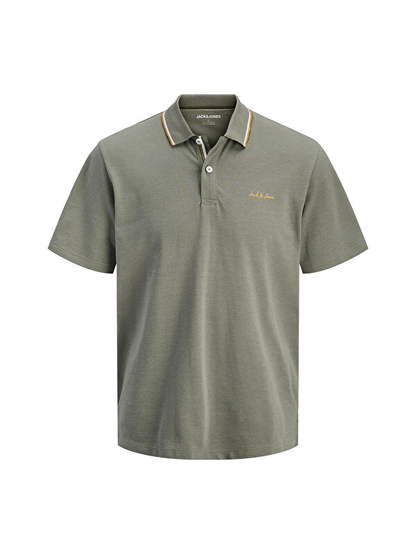 Jack & Jones Blaze Erkek Kahverengi Polo Yaka Tişört
