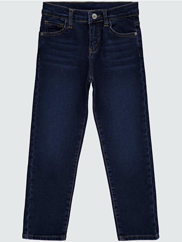 A.S.L GOLF CLUB Erkek Çocuk Loose Fit Düz Paça Basic Düz Jean Pantolon