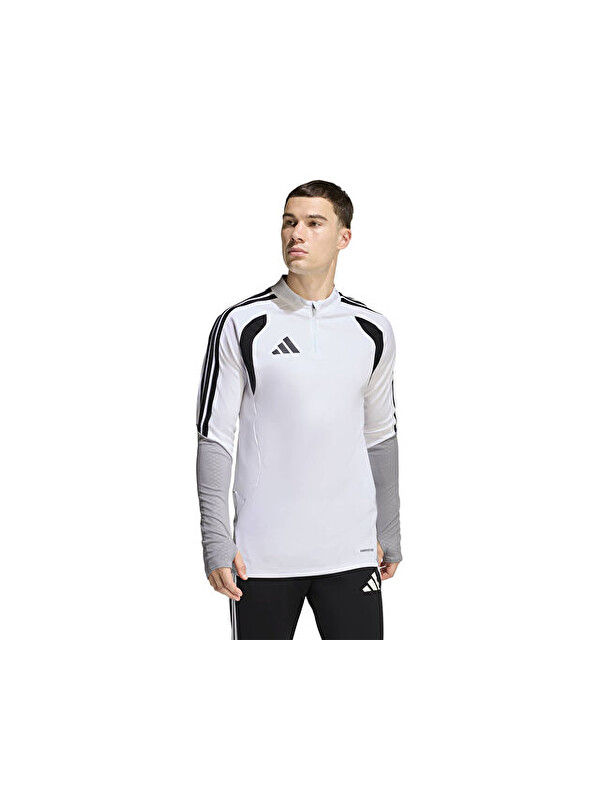 Adidas Tiro 26 Competition Top Erkek Futbol Antrenman Uzun Kollu Tişört JX4256 Beyaz