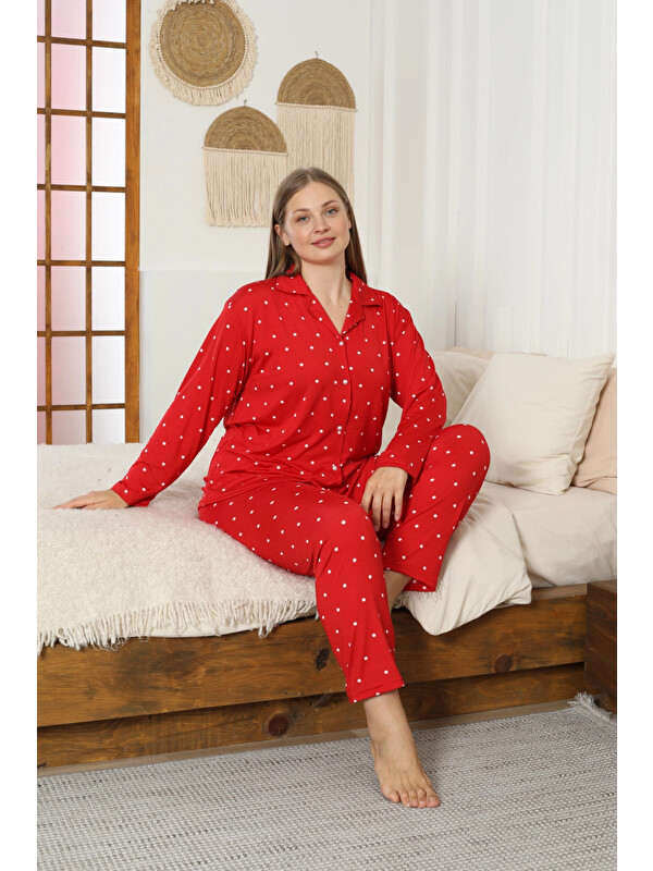 Myhanne Desenli Kadın Pijama Takımı 3397