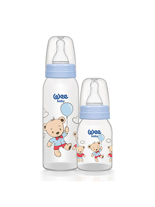 WEE BABY Klasik Biberon Seti 125 ml + 250 ml - Mavi