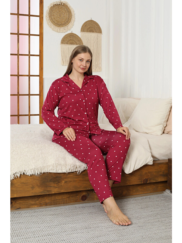 Myhanne Desenli Kadın Pijama Takımı 3397