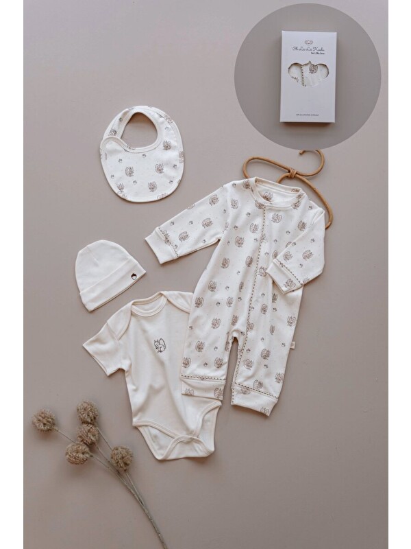 Oh La La Koala For Little Ones Krem Sincap Serisi 4lü Yenidoğan Set (0-3 Ay)