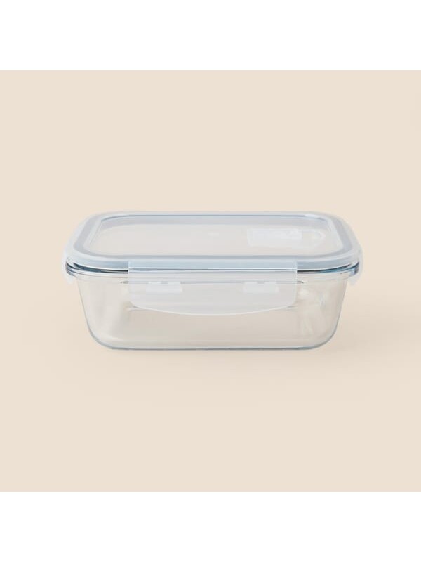 Evidea Kitchen Olea Cam Saklama Kabı - Şeffaf - 640 ml