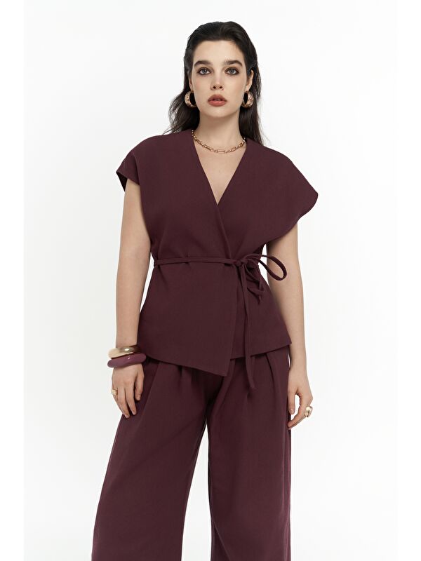 Bohemai Sorrenio Bordo Yelek Pantolon Takım