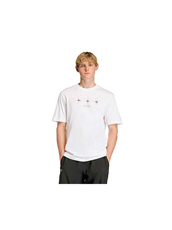 Adidas Clima Sh Sl Tee Erkek Günlük Tişört KE2674 Beyaz