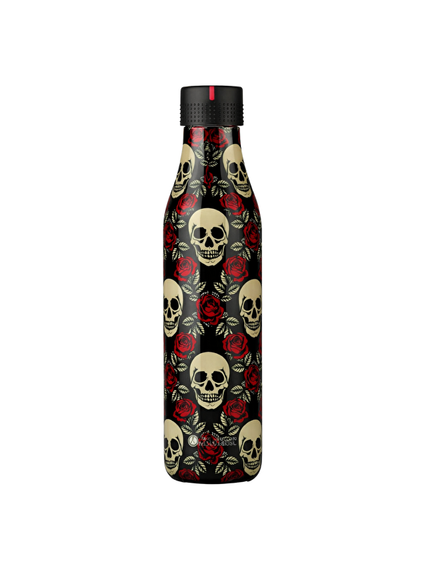 Les Artistes Paris Isı Yalıtımlı Çelik Termos 500ml Rose and Skull