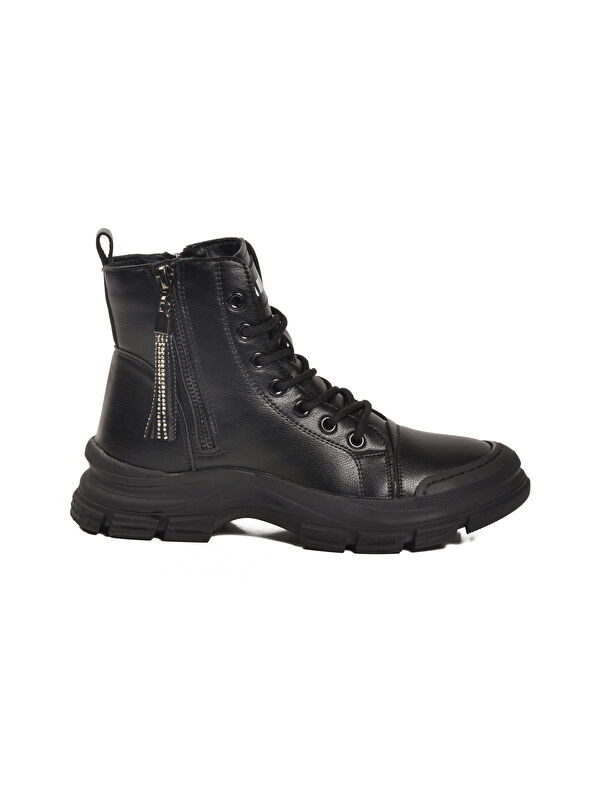 Siyah Memory Foam Kaymaz Taban Kadın Bot Neptün Z - Görsel 2