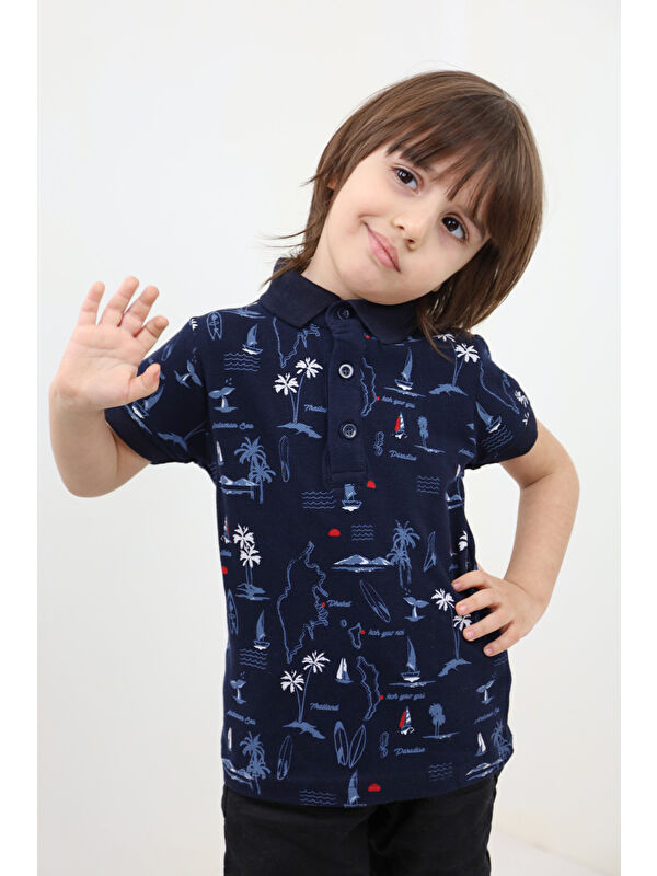 Toontoykids Erkek Çocuk Komple Desenli Tişört