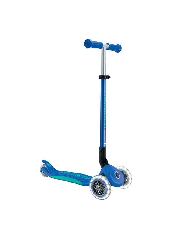 Globber Elite Deluxe Işıklı Scooter Lacivert 439-600