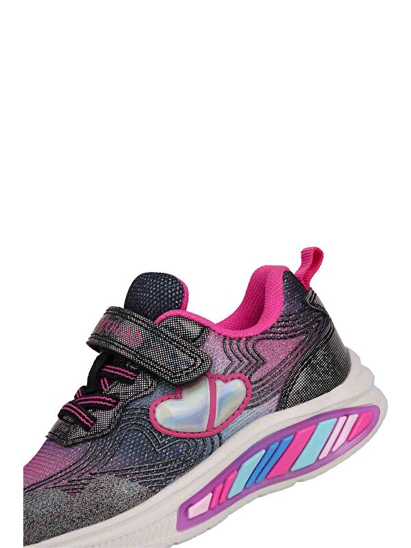 BUCK3042 NINA Siyah Kız Çocuk Sneaker - Görsel 7