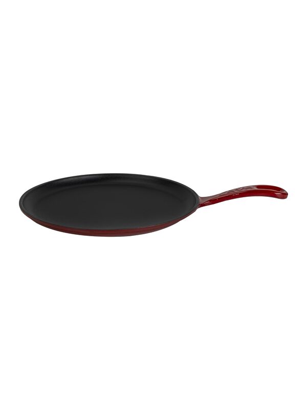 LAVA Yuvarlak Pizza Krep Pankek Tavası Döküm Demir Yekpare Saplı Çap(Ø)26cm.