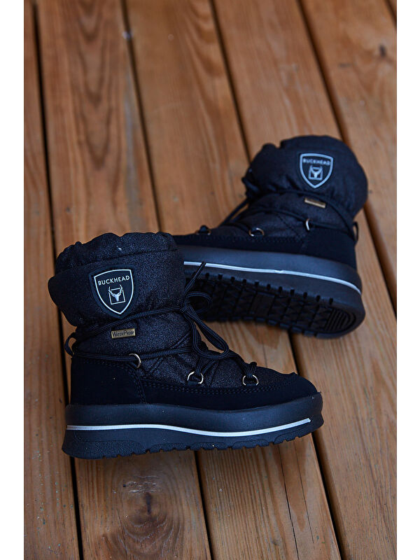 BUCK1061 FAIRY WP Siyah Kız Çocuk Kar Botu - Görsel 6