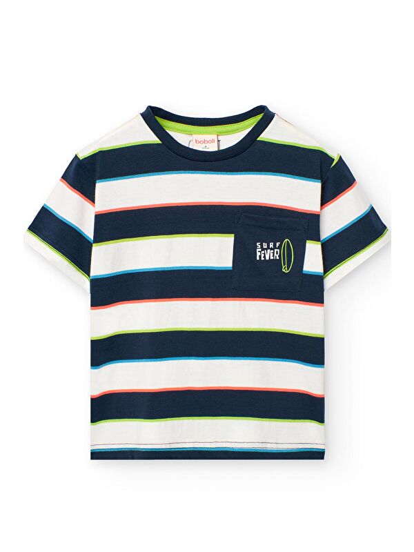 Boboli Çizgili Erkek Çocuk Tshirt