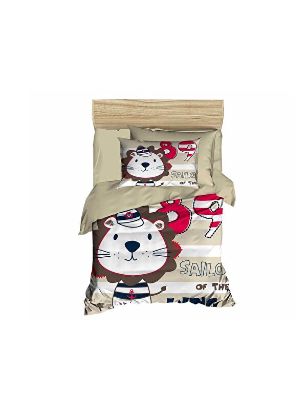 Çeyiz Diyarı Dijital Baskılı 3d Bebek Nevresim Takımı Sailor Kahve