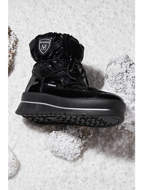 BUCK1081 FAIRY WP Siyah Kız Çocuk Kar Botu - Görsel 7