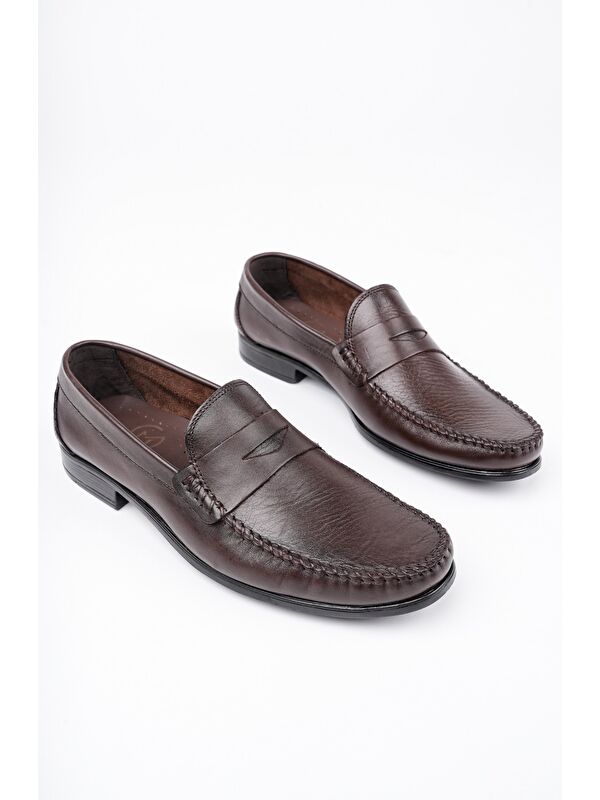 ENZO Klasik Hakiki Deri Günlük Erkek Ayakkabı - Görsel 4