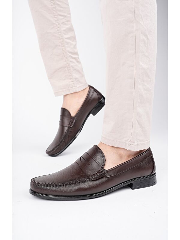 ENZO Klasik Hakiki Deri Günlük Erkek Ayakkabı - Görsel 7