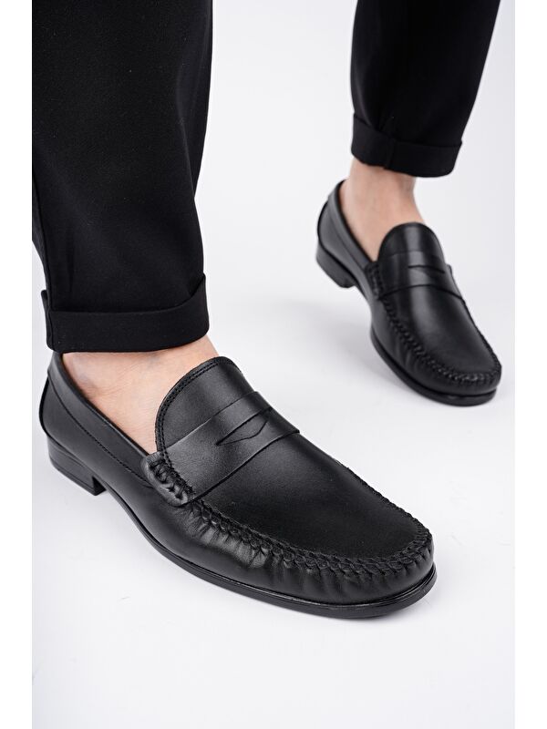 ENZO Klasik Hakiki Deri Günlük Erkek Ayakkabı - Görsel 6