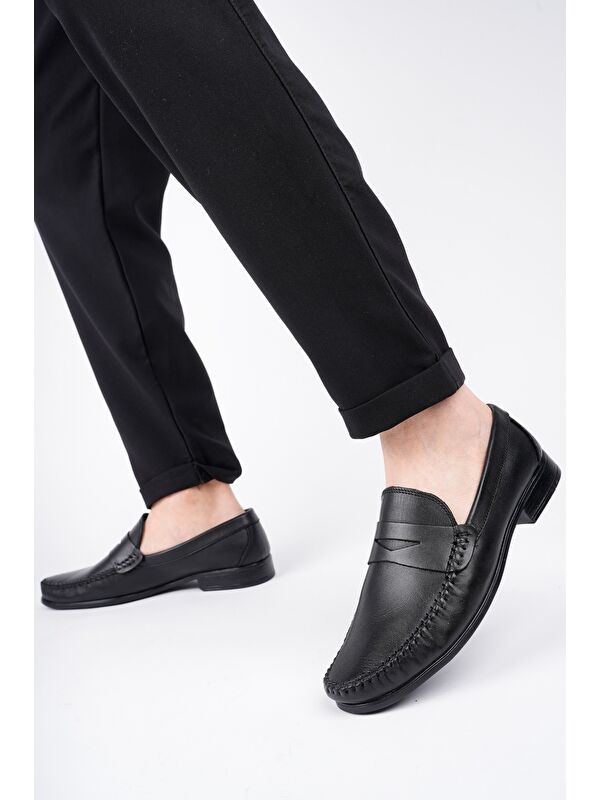 ENZO Klasik Hakiki Deri Günlük Erkek Ayakkabı - Görsel 7