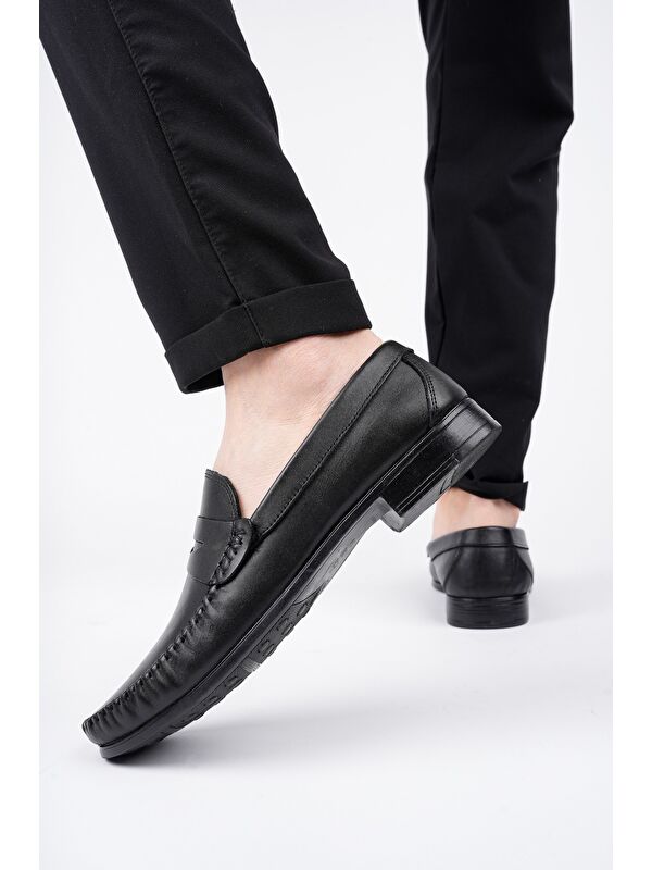 ENZO Klasik Hakiki Deri Günlük Erkek Ayakkabı - Görsel 8