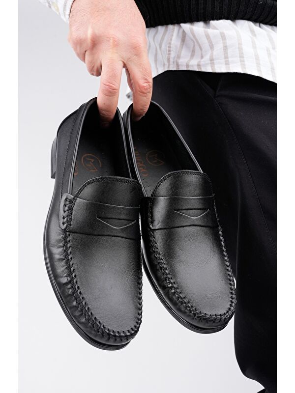 ENZO Klasik Hakiki Deri Günlük Erkek Ayakkabı - Görsel 10