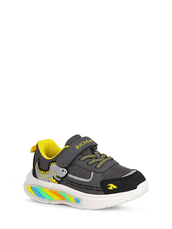 BUCK3043 REX Gri Erkek Çocuk Sneaker - Görsel 3