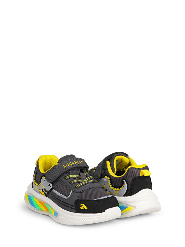 BUCK3043 REX Gri Erkek Çocuk Sneaker - Görsel 6