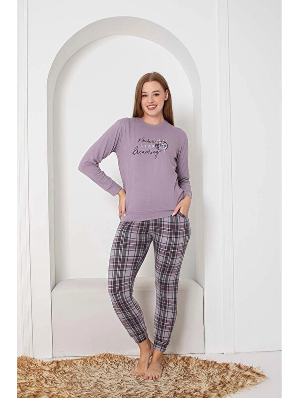 Myhanne Desenli Kadın Pijama Takımı 2094