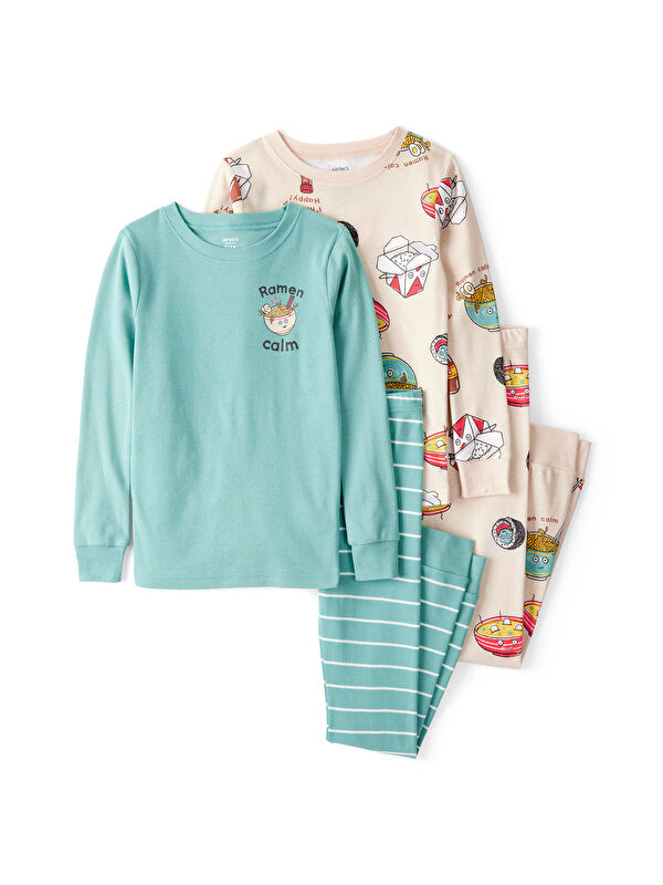 Carter's Erkek Çocuk Mavi Pijama Set