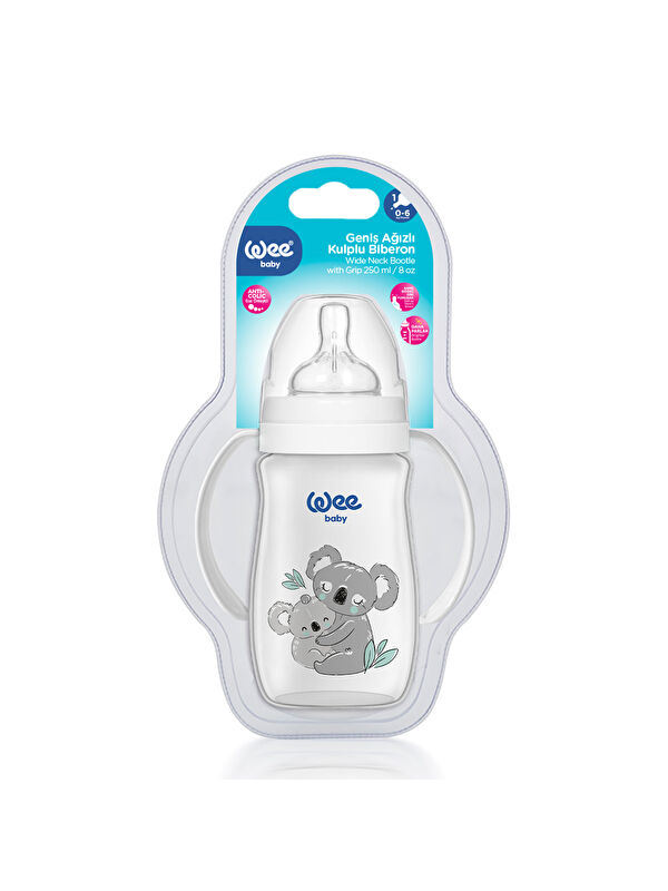 WEE BABY Safari Kulplu PP Biberon 250 ml - KOALA