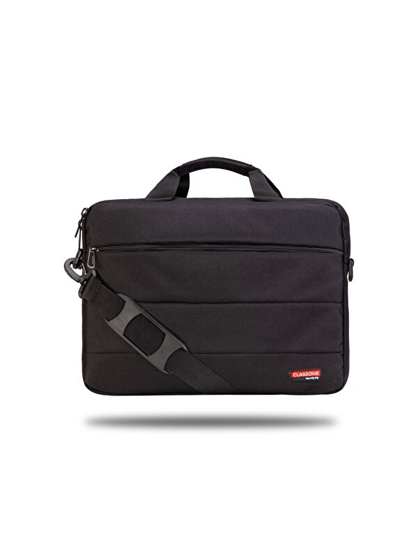 Classone Romeo Serisi TL2400 1 3-14 Inch Uyumlu Su Geçirmez Kumaş Laptop Notebook El Çantası Siyah