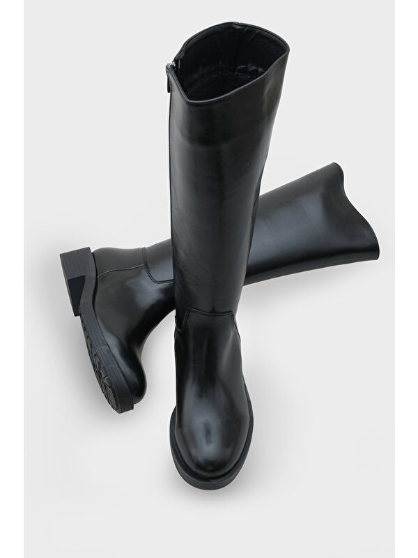 Zena Yuvarlak Burunlu Kadın Çizme - Görsel 6