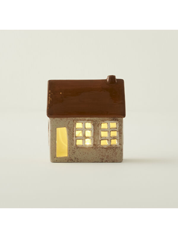 Bella Maison Home Yılbaşı Ledli Aydınlatma Kiremit (11x6x12 cm)