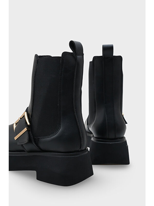 Gennie Yuvarlak Burunlu Yandan Trak Tabanlı Kadın Bot - Görsel 5