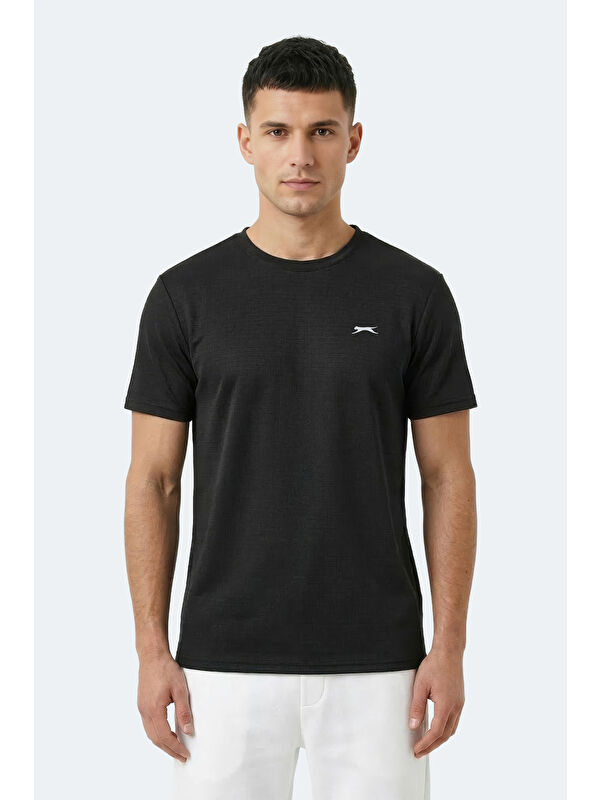 SLAZENGER KOFONA Erkek Siyah Tişört