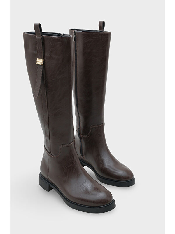 Roberta Metal Tokalı Kadın Çizme - Görsel 3