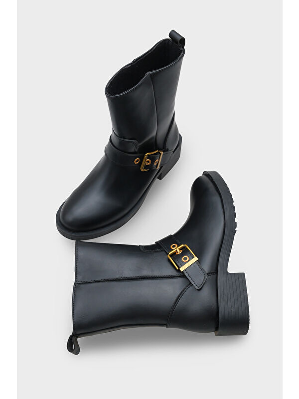 Ruthy Metal Aksesuarlı Lastikli Motorcu Bot - Görsel 7