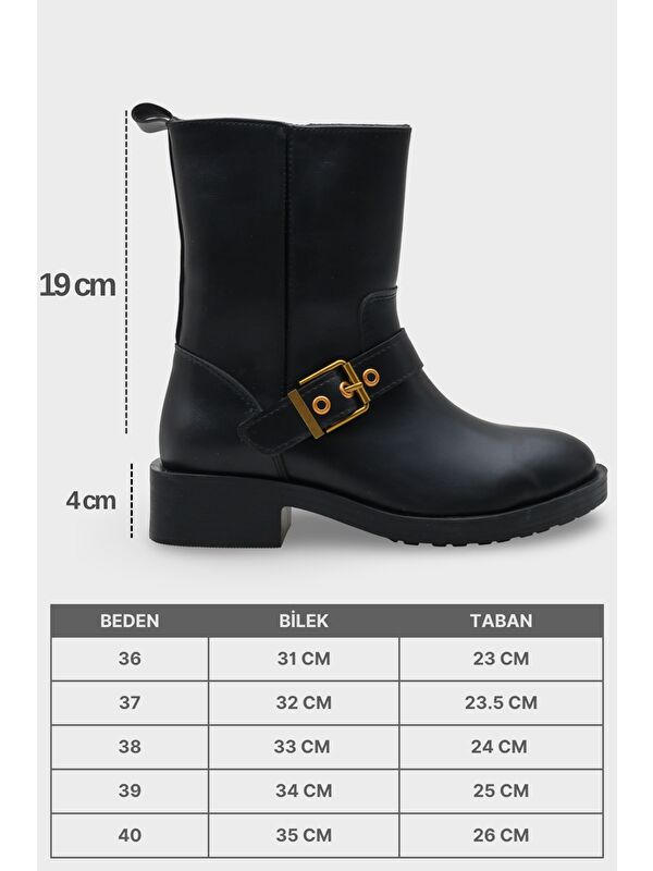 Ruthy Metal Aksesuarlı Lastikli Motorcu Bot - Görsel 8